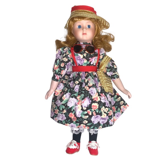 Vintage Genuine Porcelain Girl Doll Special Edition Classical Symphony Collector - Picture 1 of 12